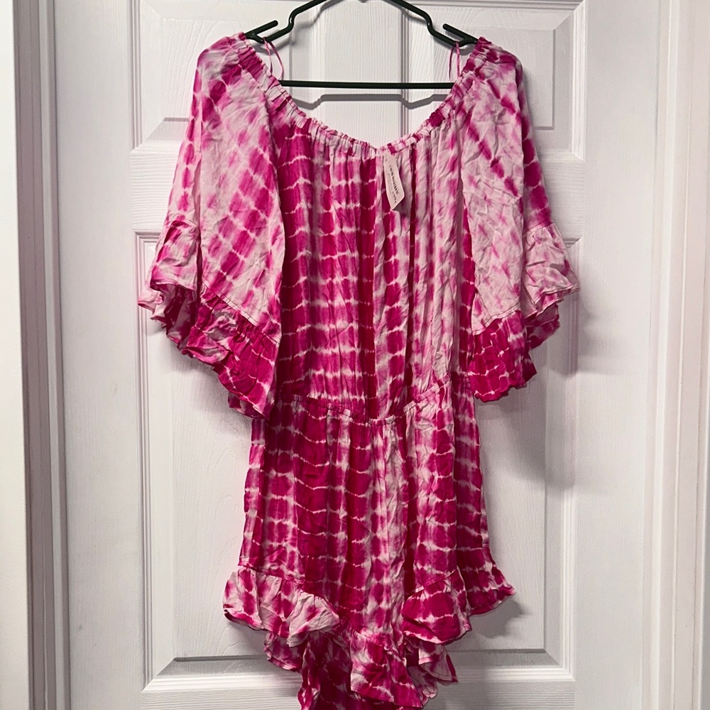 Eesome Pink Tie-Dye Women's Shorts